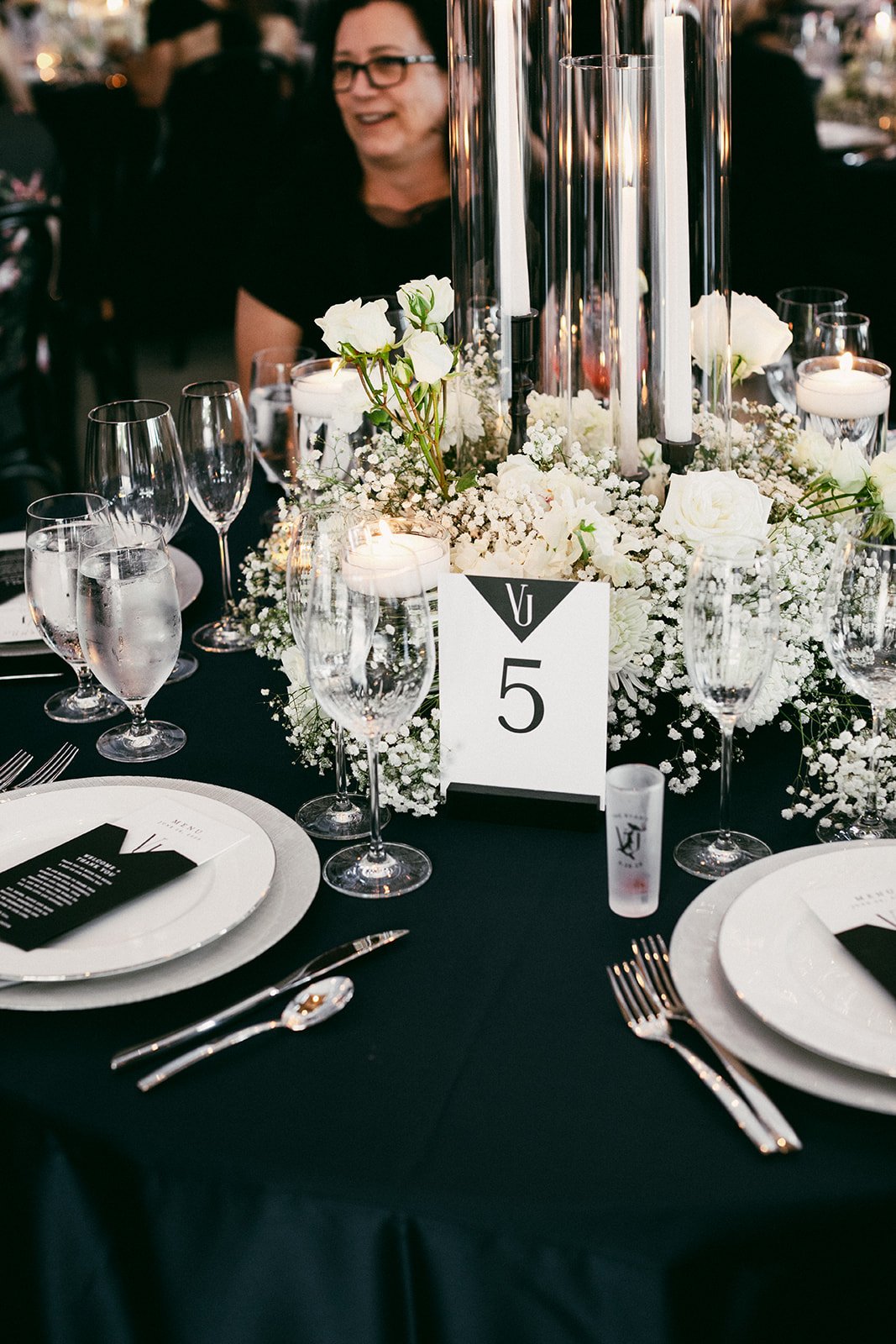 Elegant Reception Table Design