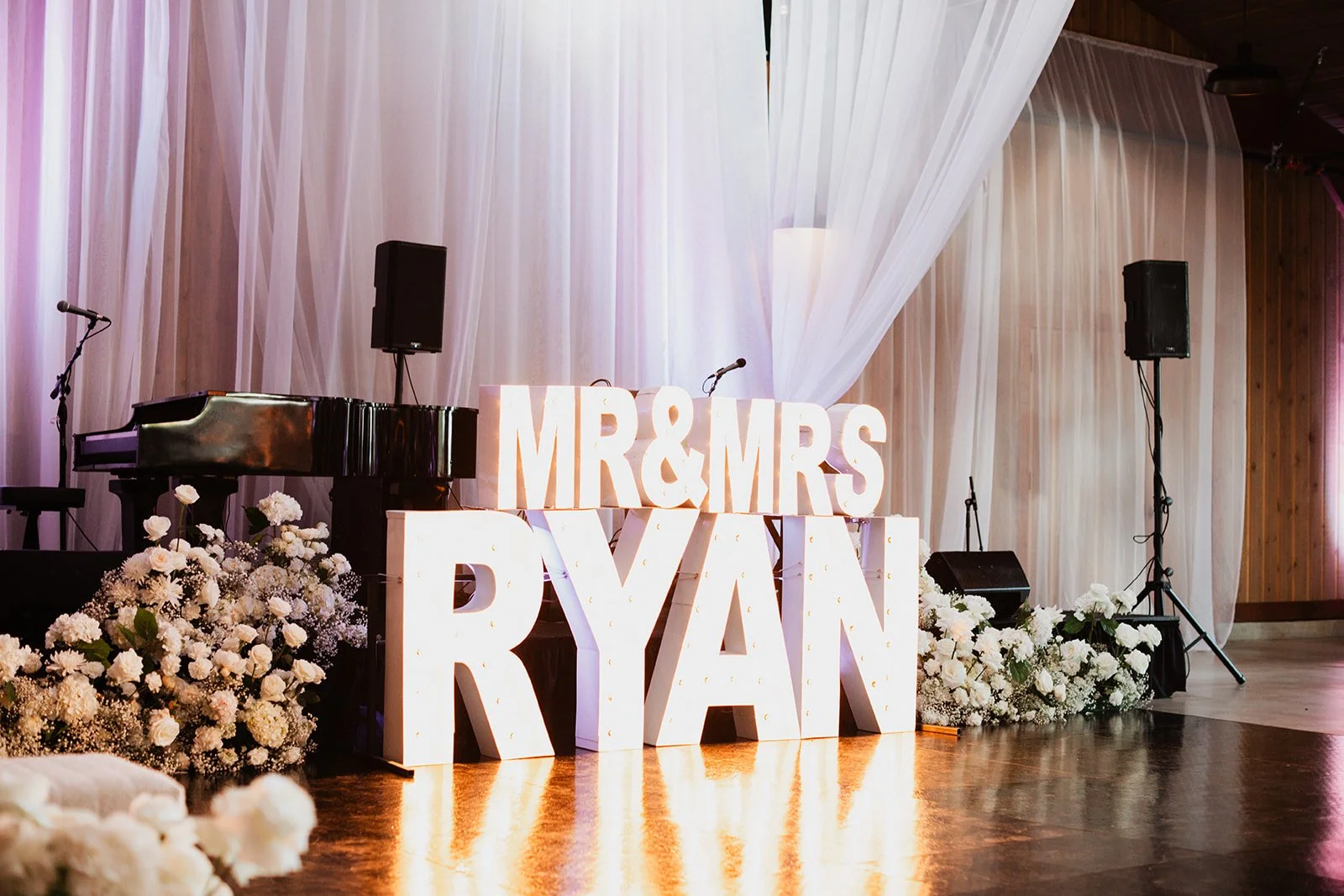 Reception Welcome Display