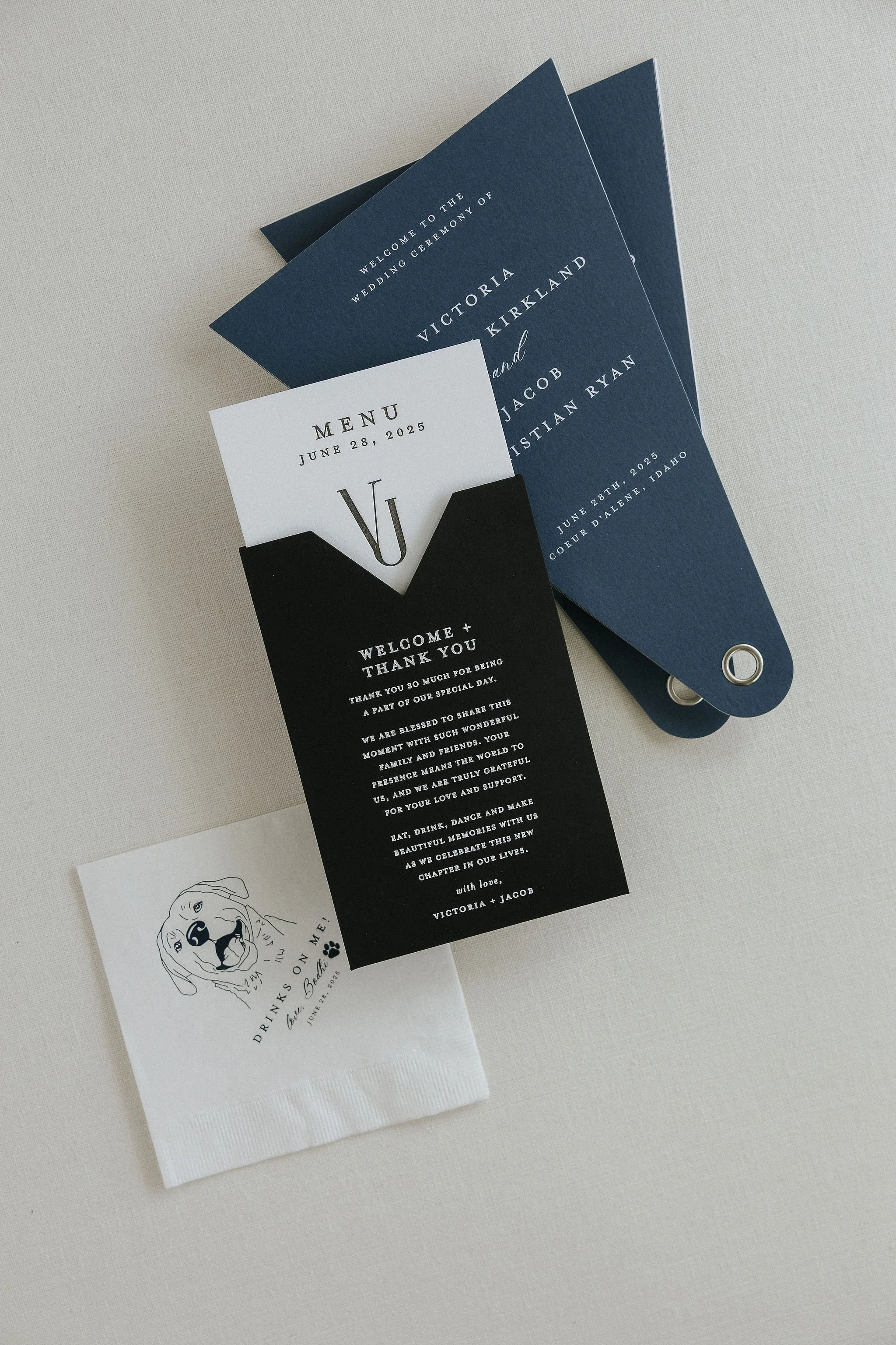 Embossed Stationery Set