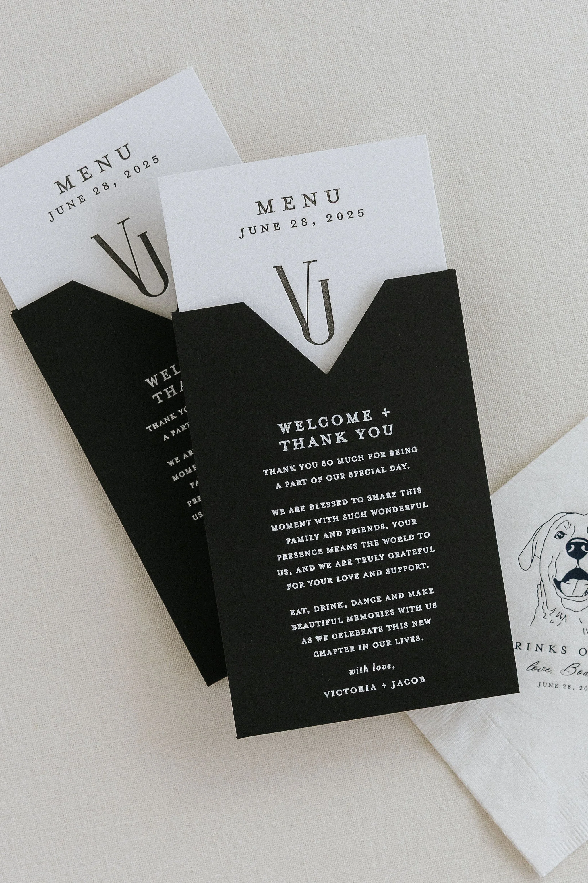 Embossed Stationery Set