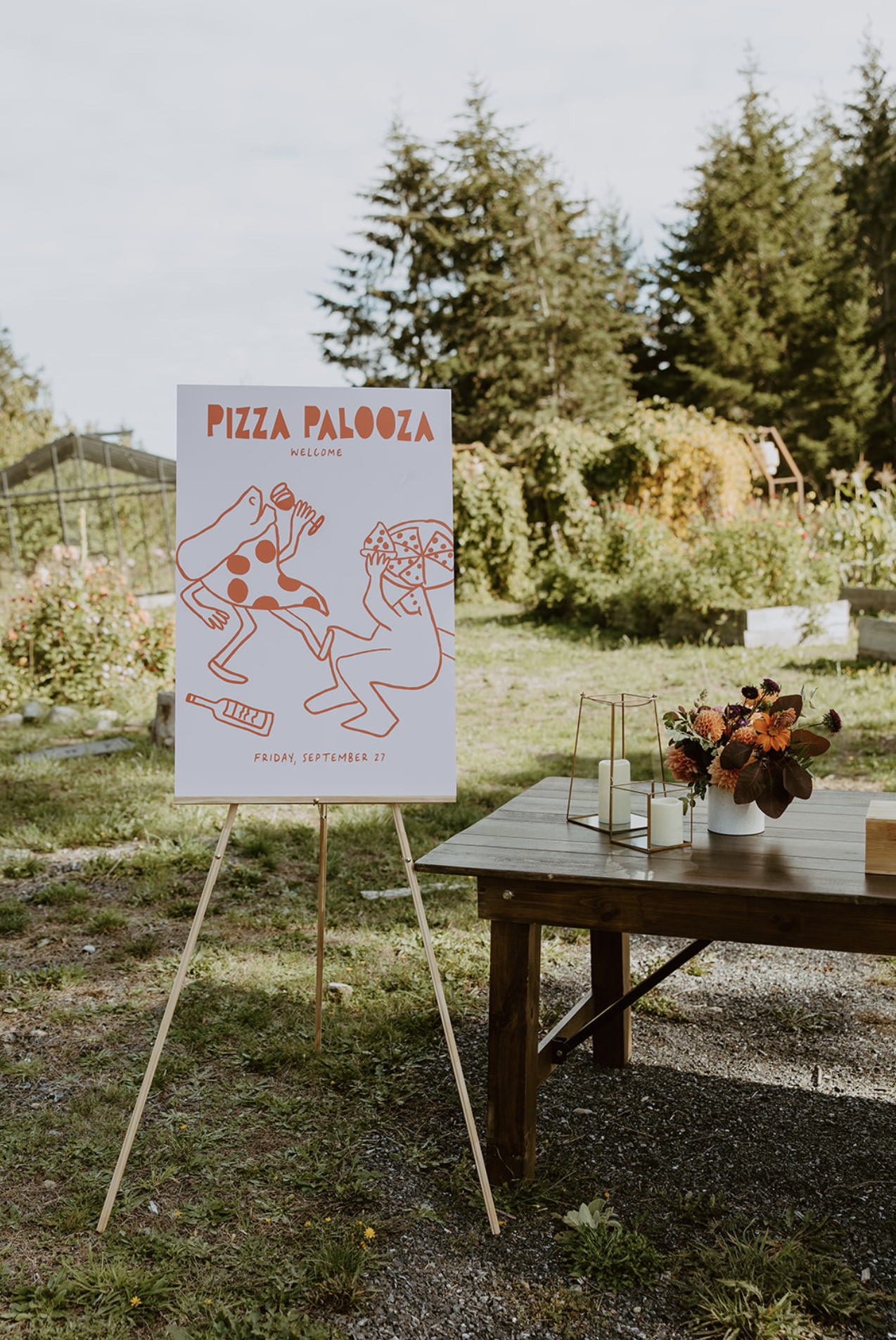 Modern Wedding Signage