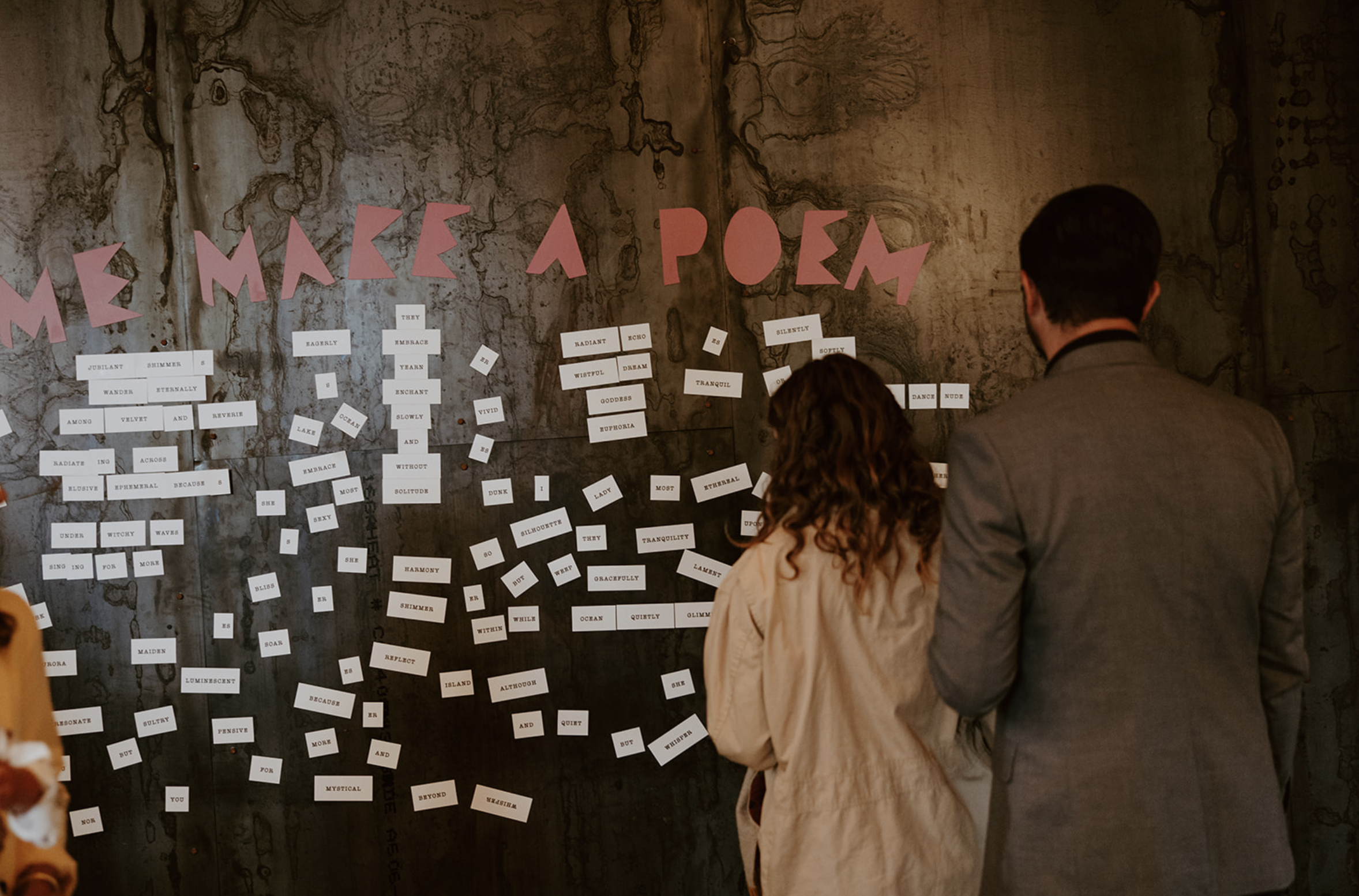 Poetry wall