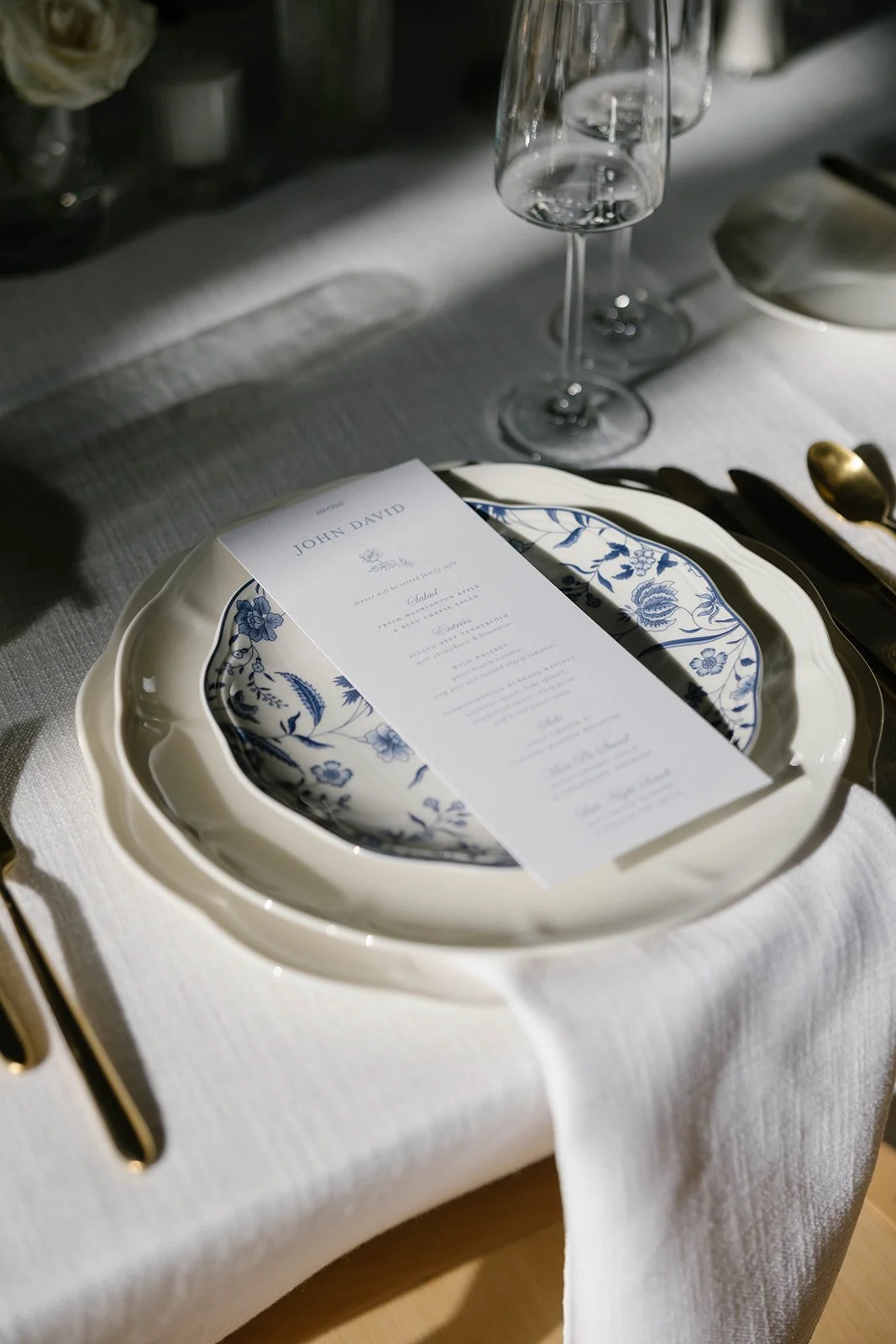 Wedding Table Setting