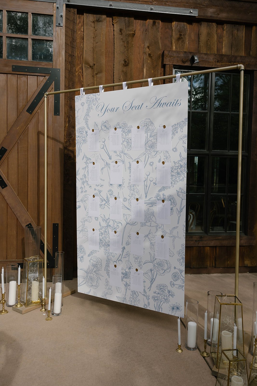 Wedding Seating Chart Display