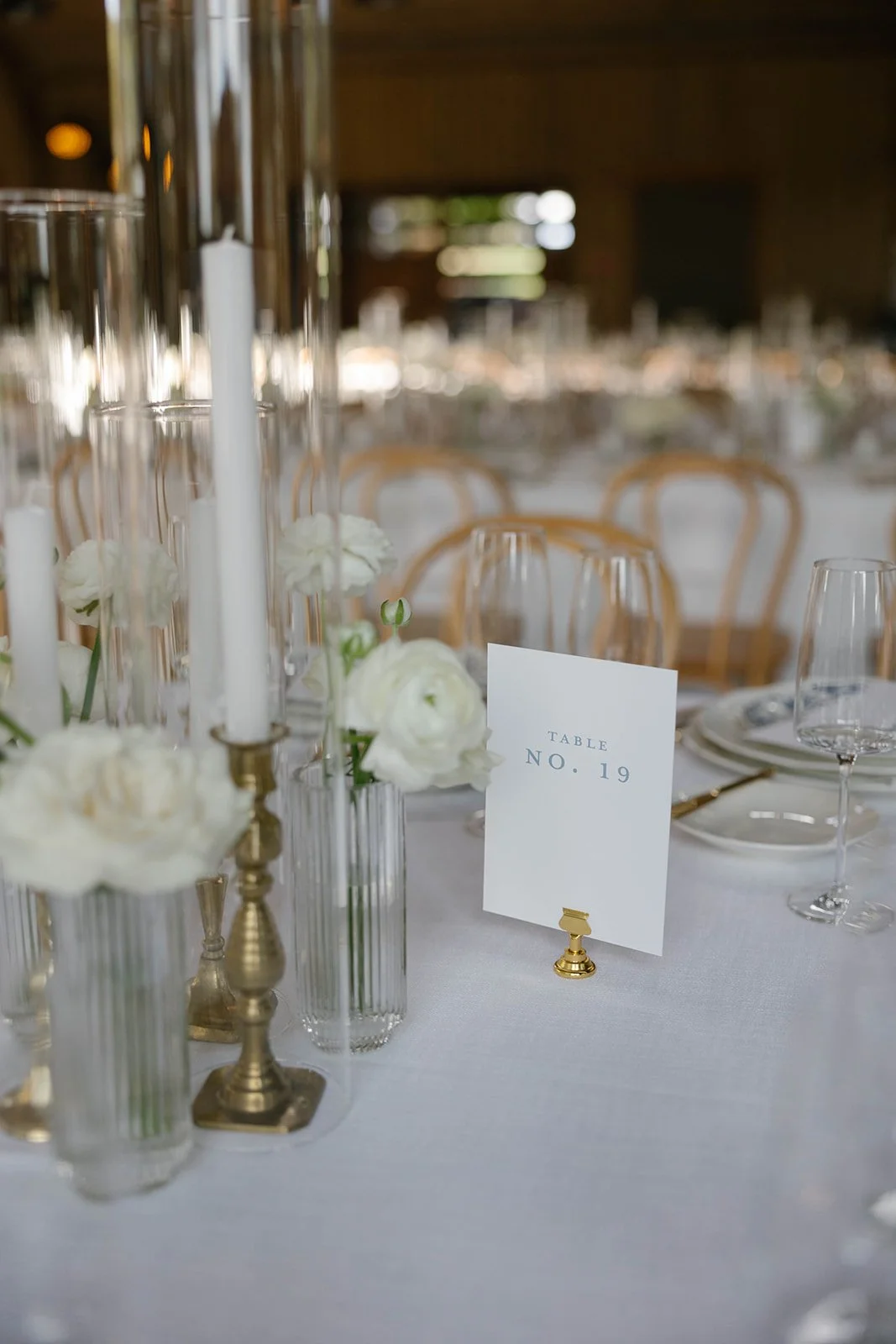 Reception Table Decor