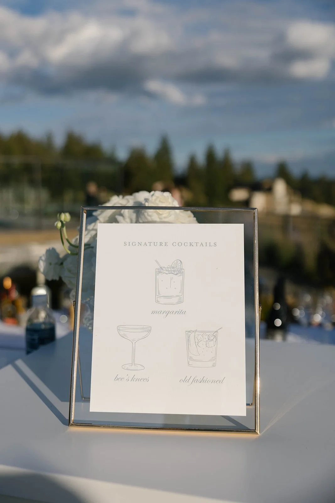 Custom Signature Drink Sign