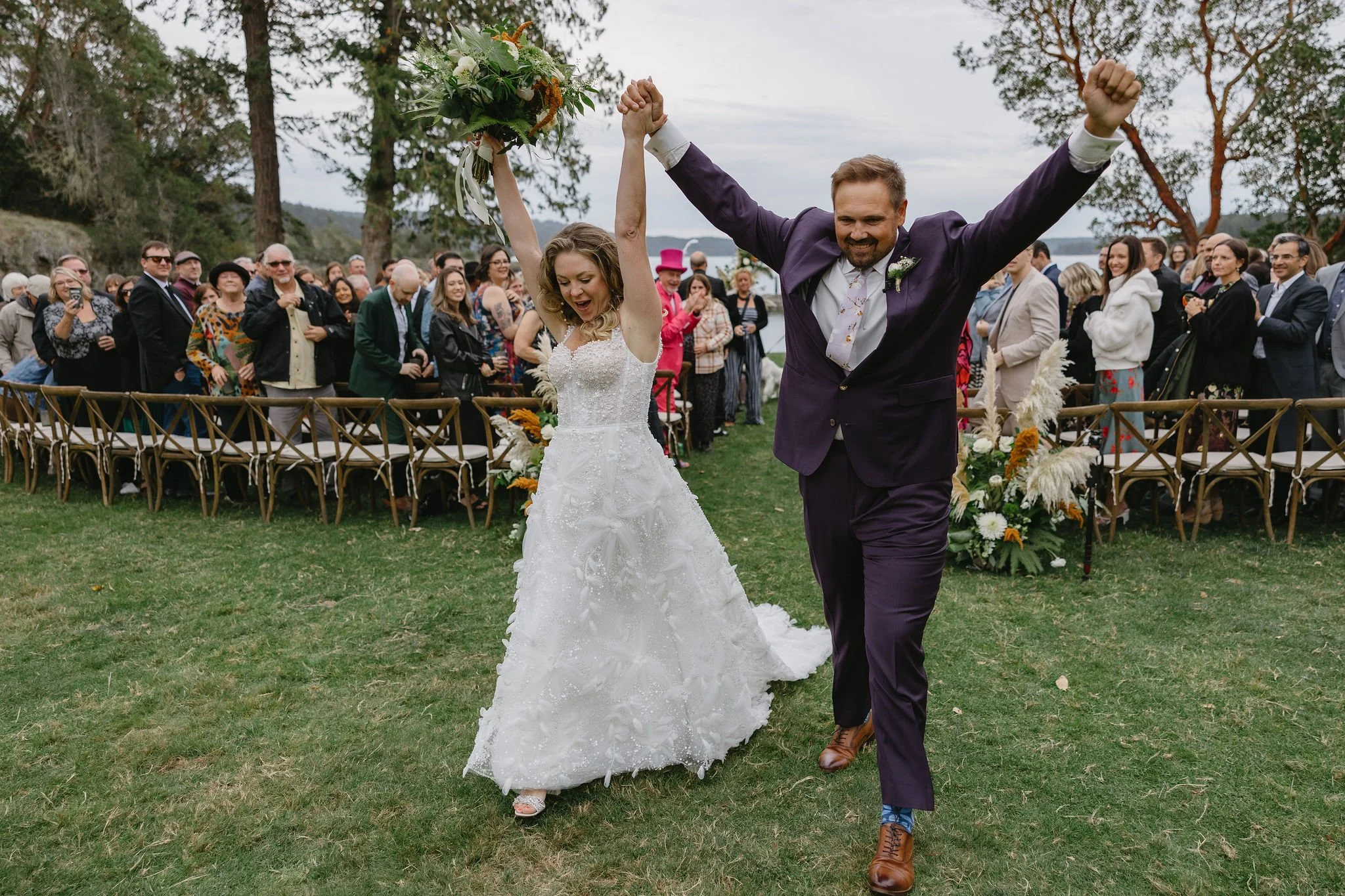 Ceremony exit moment