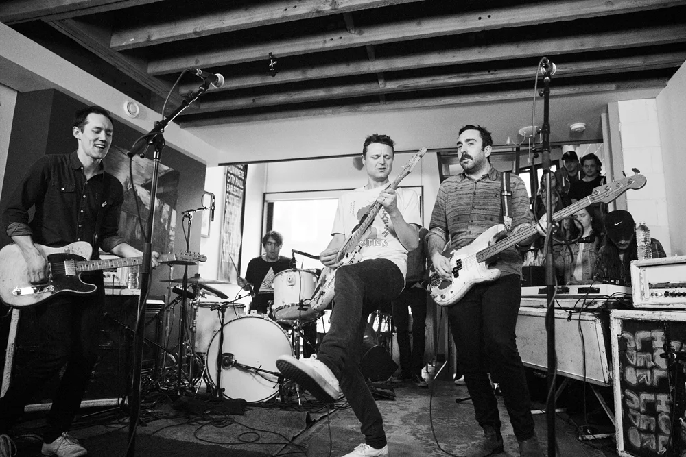 Watch Hollerado perform the Dire Straits classic 'Money for Nothing'