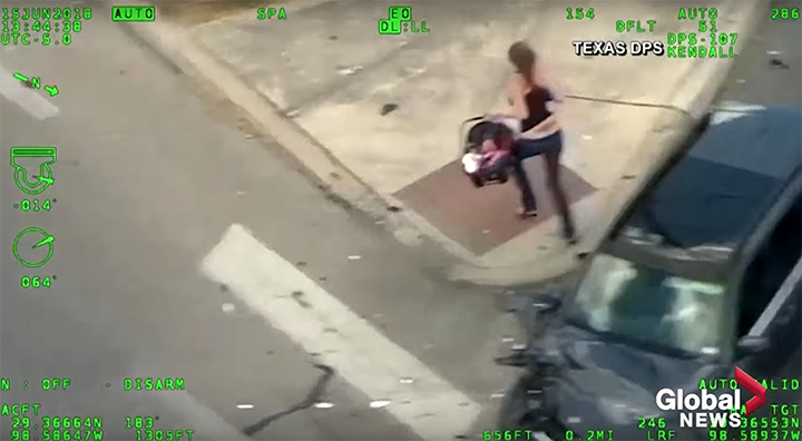 Mother leads police on chase, crashes car, attempts to carjack while carrying baby
