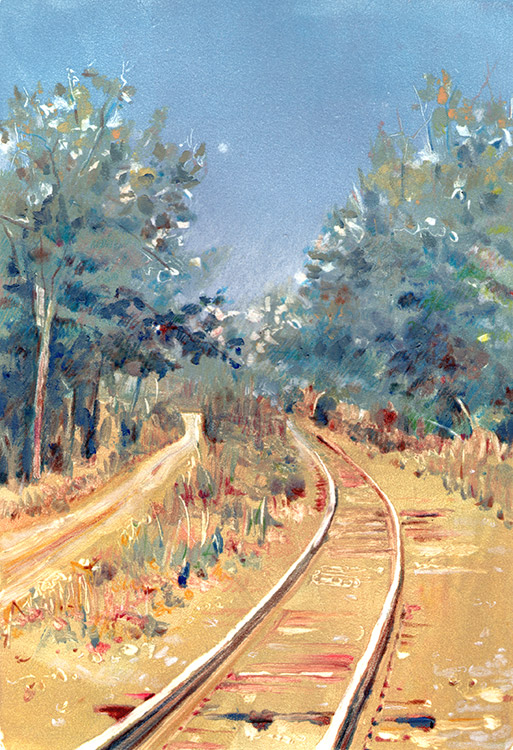 ALONG THE TRACKS