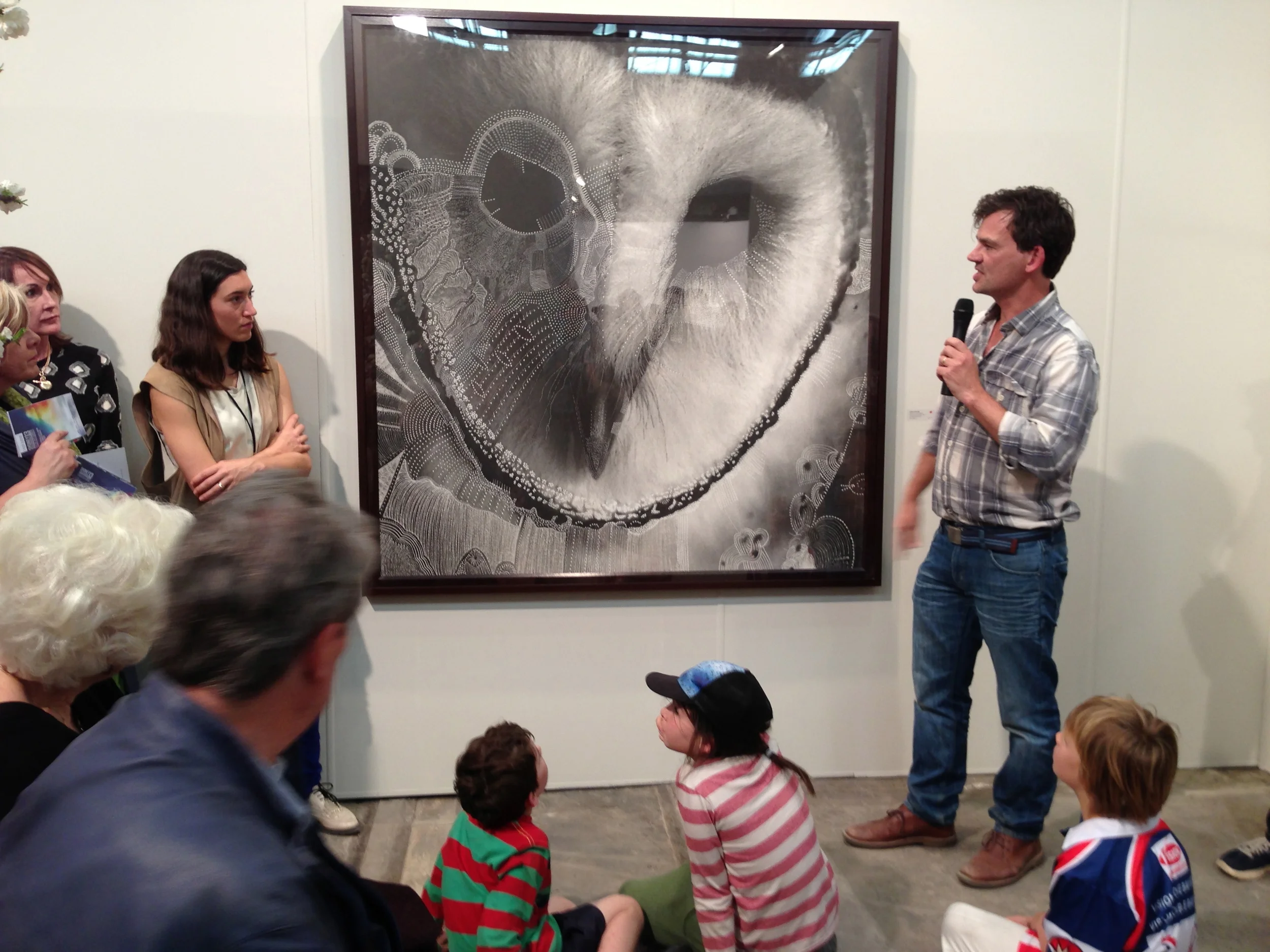 Joshua Yeldham, speaking so eloquently about his artistic journey and sense of place. SC13