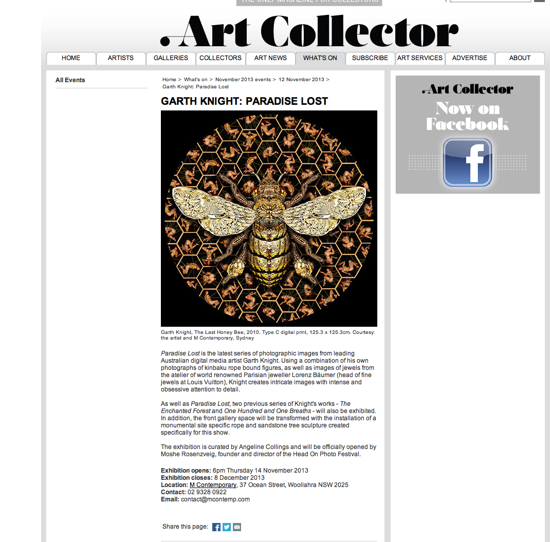 Thank you Art Collector magazine!!