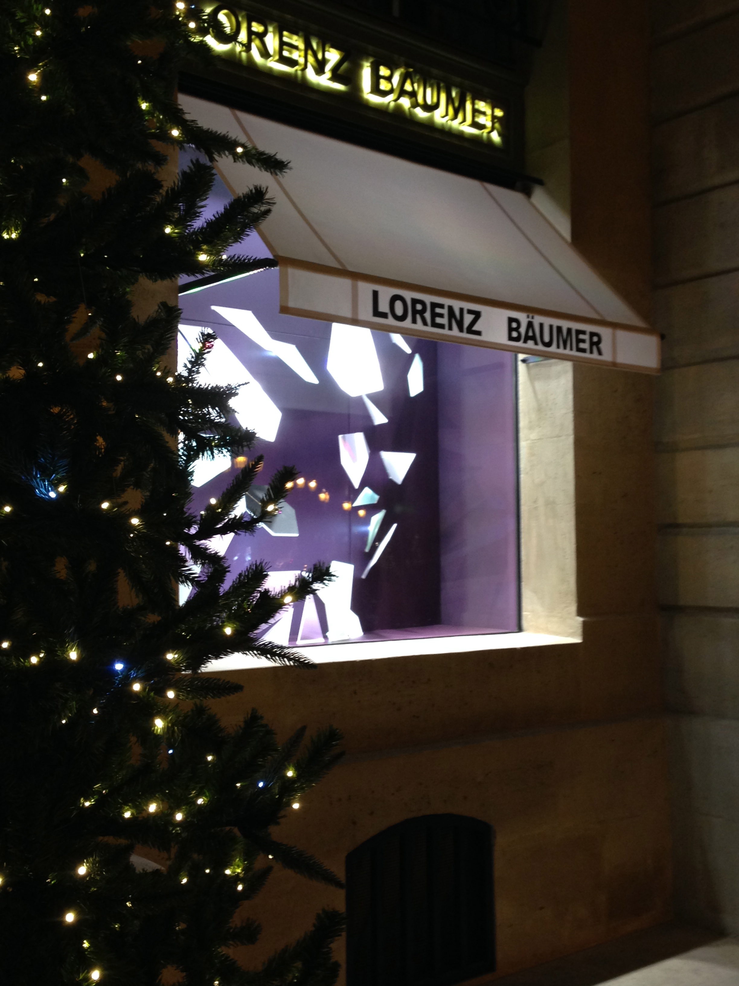 Visiting Garth Knight collaborator and collector, Lorenz Baumer, Place Vendome, Paris 3.12.13