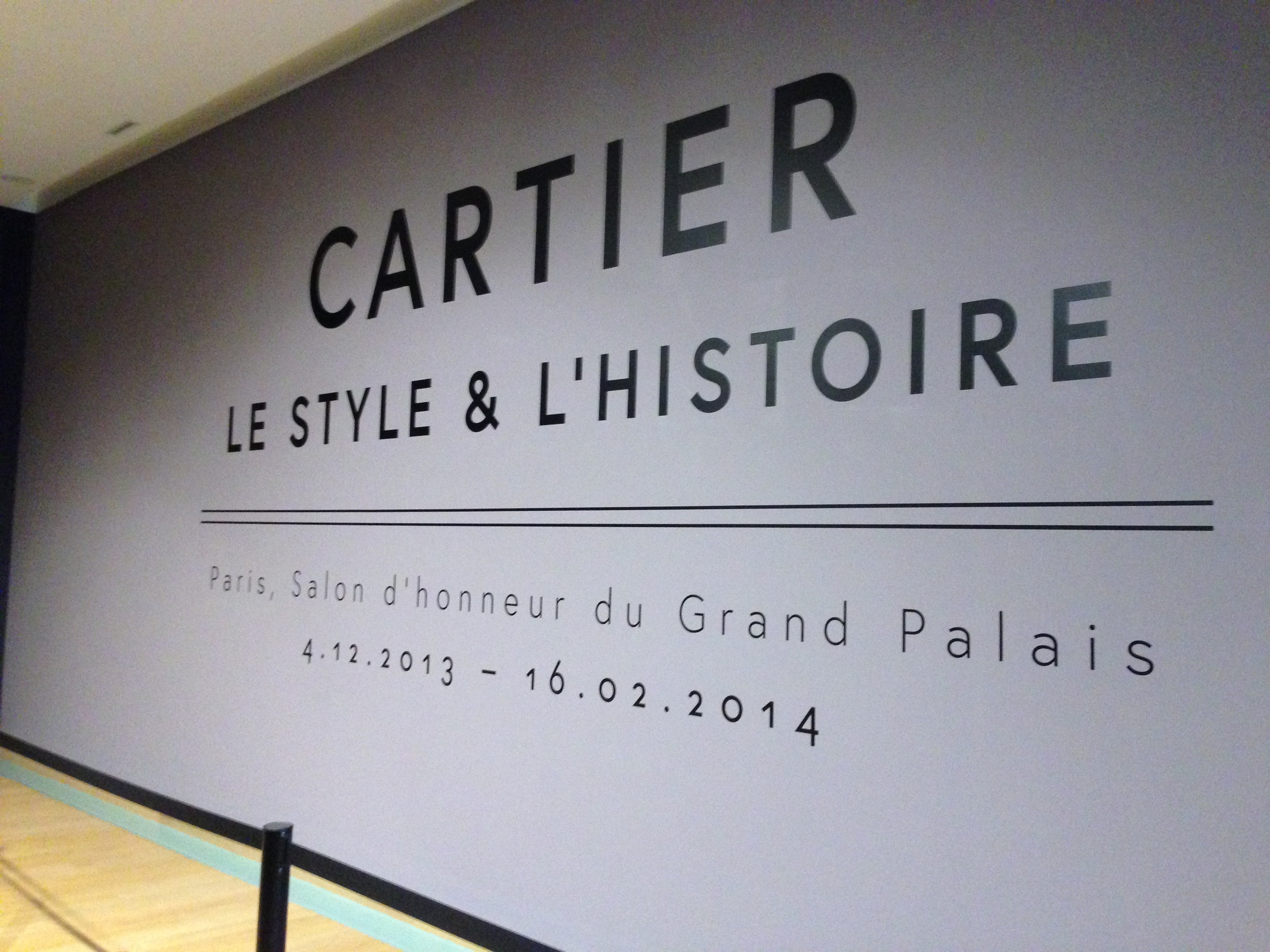 Cartier @ the Grand Palais, Paris 4.12.13