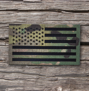 Details about  / IR big 3x5 police USA american multicam plate carrier morale infrared patch