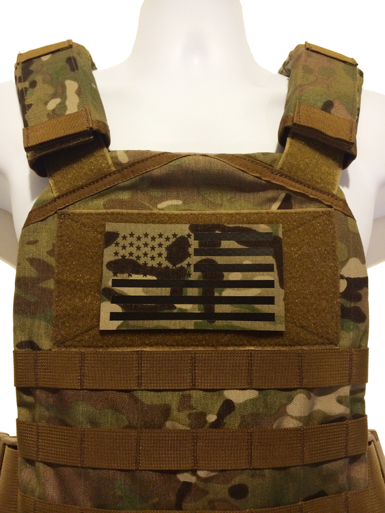 The Mil-spec Infrared Multicam (OCP) IR Flag Patch - American Made