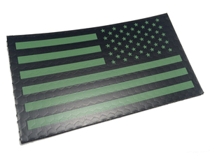 Tactical Freaky Big 3x5 Ranger Green Infrared IR USA American Flag IFF  Tactical Morale Hook&Loop Patch