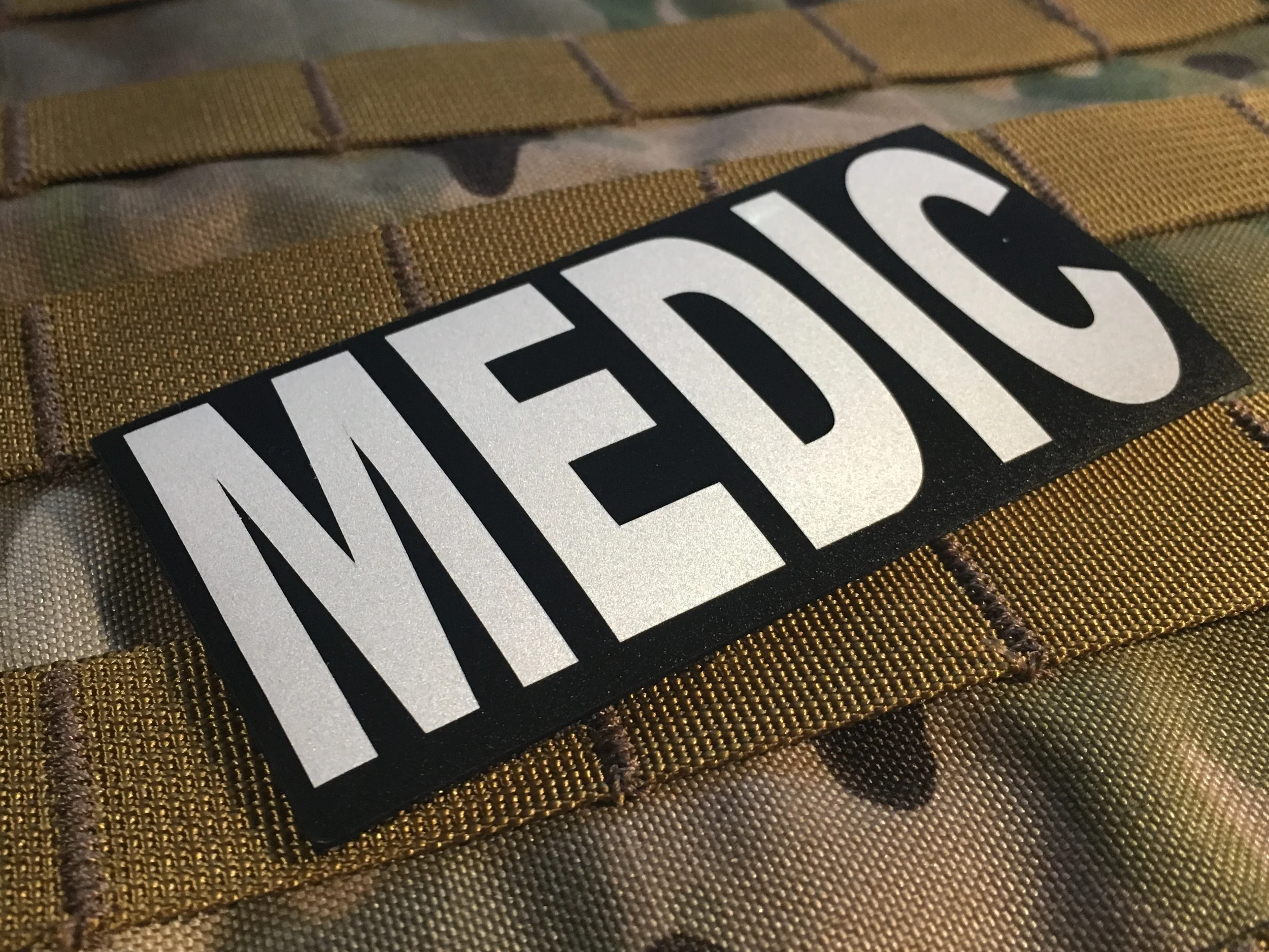 4x2" Reflective SWAT Medic/Paramedic Velco Patch (CHOOSE SIZE) — Empire