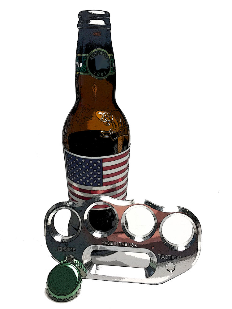 Beers Not Bombs The Wall Mount Bottle Opener - From War to Peace