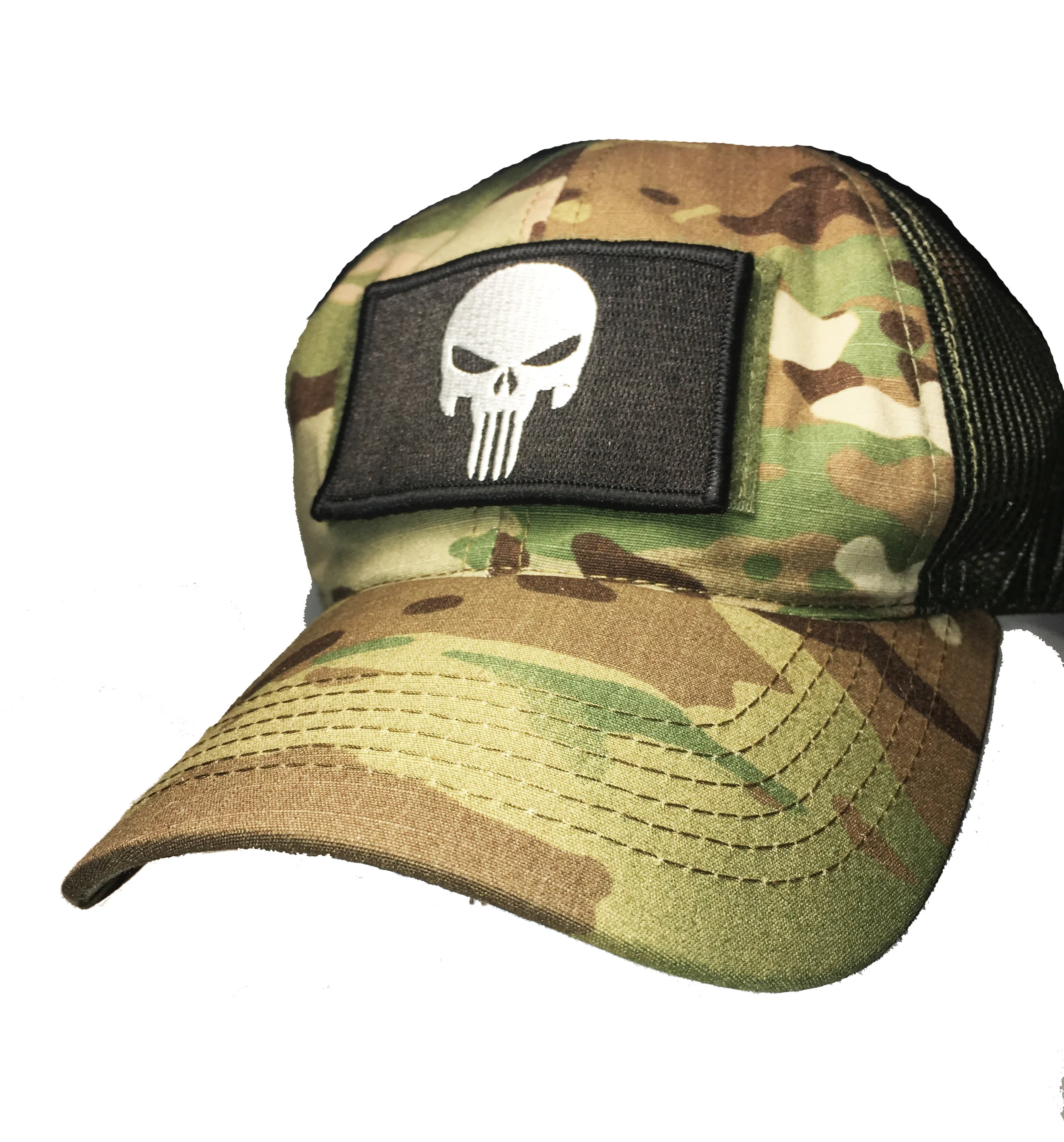 3x2" The Punisher Tactical military morale velcro Patch (close color