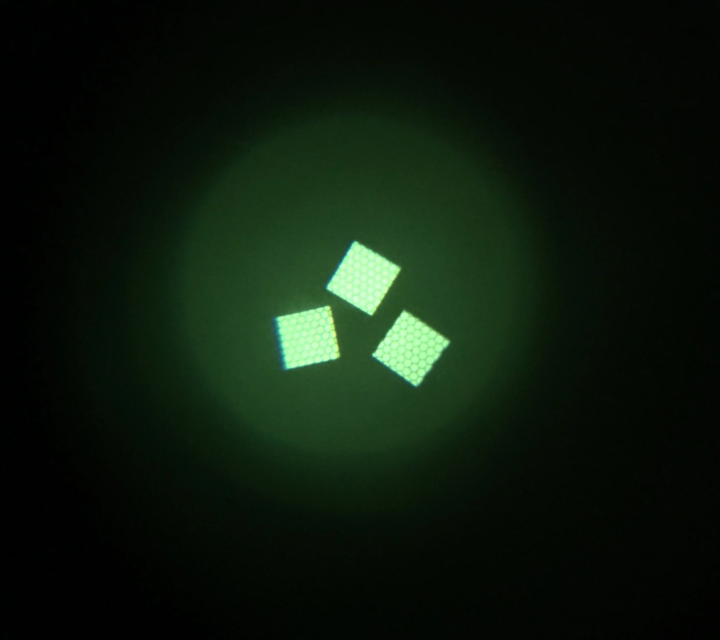 3 pack Tactical Infrared Glint IR Square Patch (velcro or decal) 1