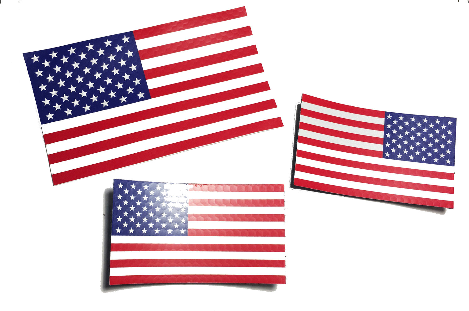 IR American Flag Patch - Full Color (Red White Blue - Right Side)