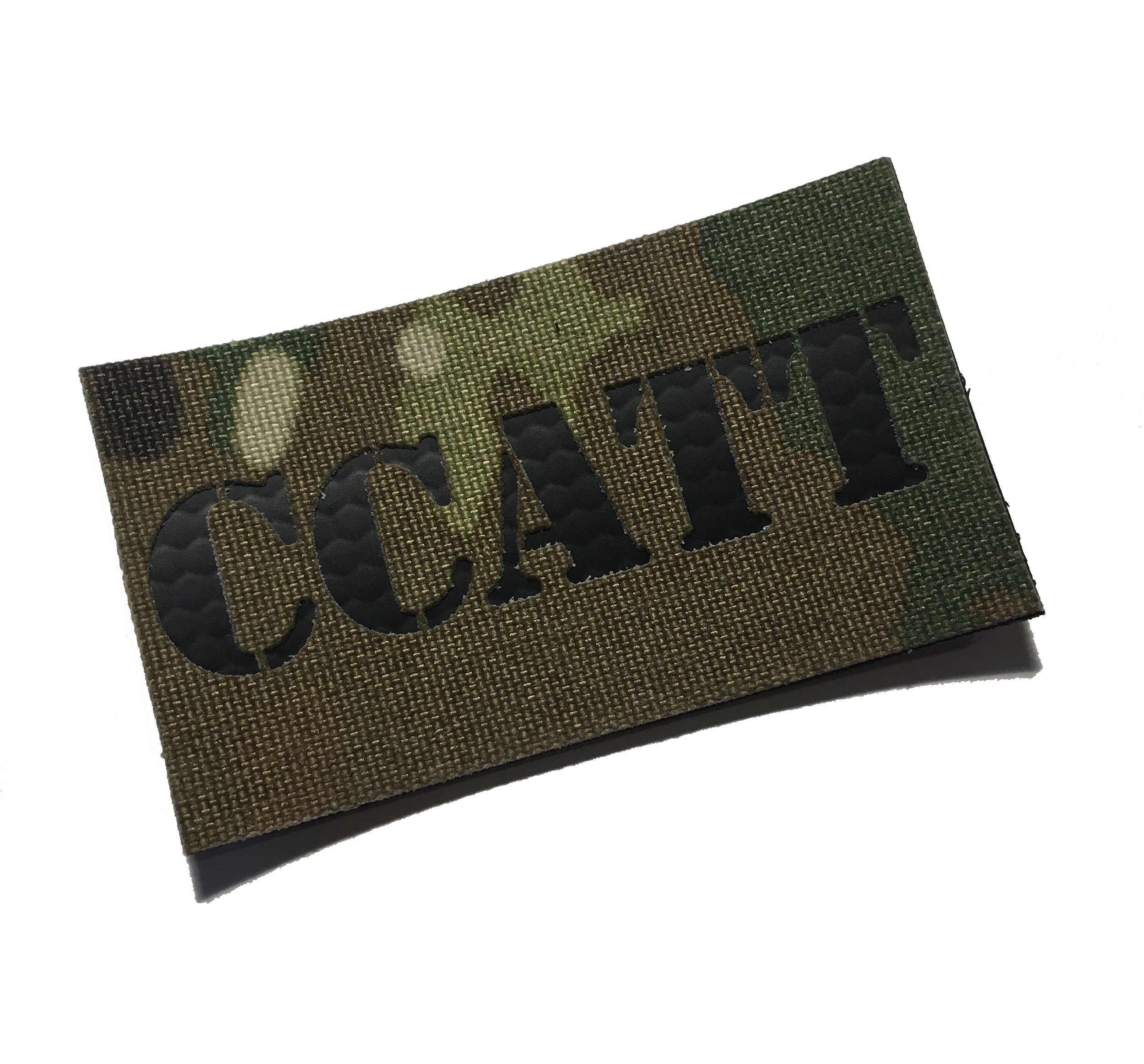 HOOK/LOOP 3 TACTICAL Covert 1"x1" INCH FLIR THERMAL REFLECTIVE Patch SQUARES 
