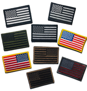 The United States Civil Flag Morale Patch 3.5 x 2 (Hook and Loop) —  Empire Tactical USA