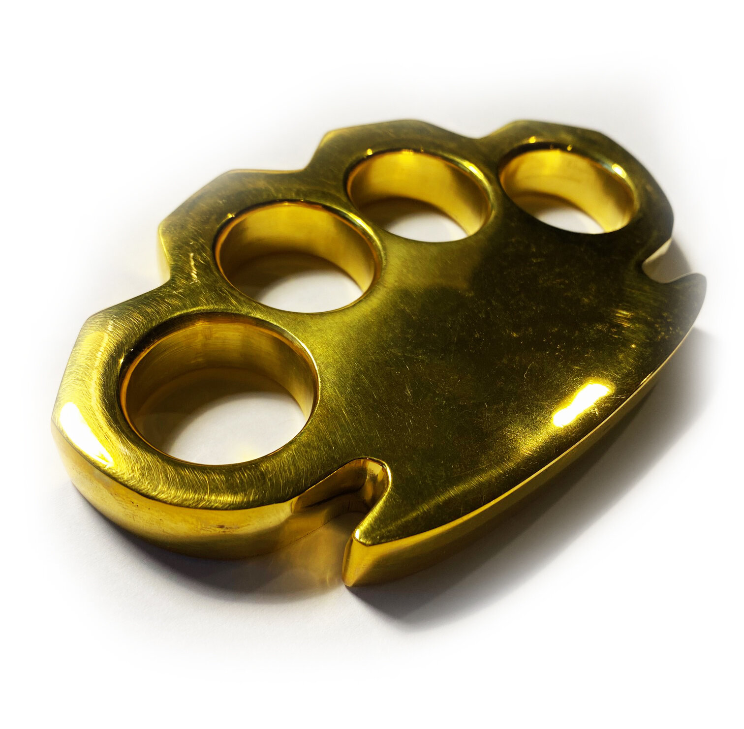 Solid brass knuckles - Solid virgin brass, American made 2 lb (The