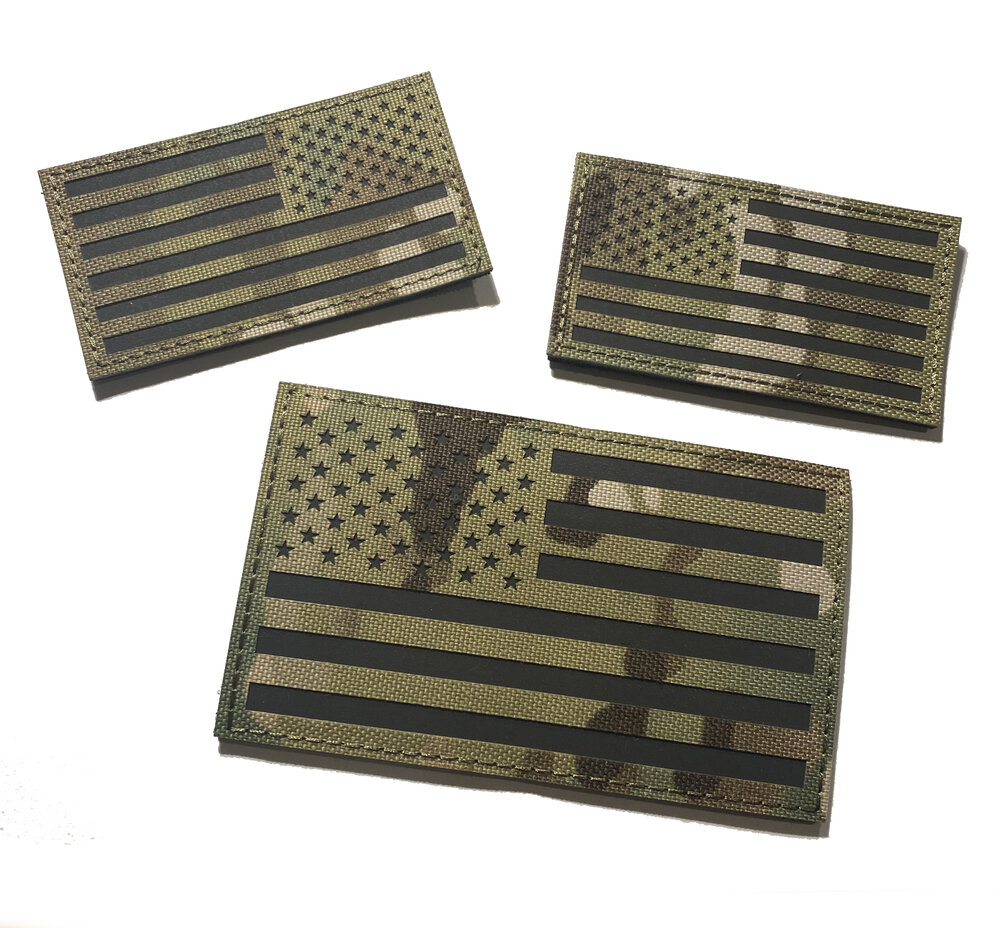 choose GOVERNMENT AGENCY MILITARY MULTICAM IR INFRARED REFLECTIVE PATCH 3.5X2" 