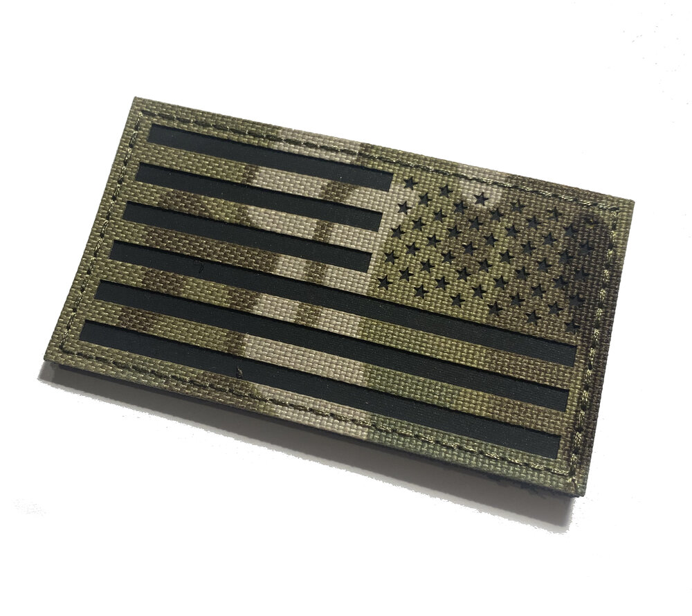 Laser Cut Multicam/OCP American Flag Patch