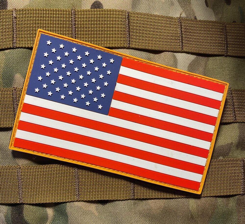 1147 American/USA Flag Patch 3.5