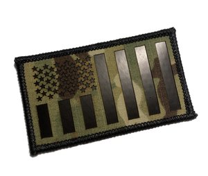 The United States Civil Flag Morale Patch 3.5 x 2 (Hook and Loop) —  Empire Tactical USA