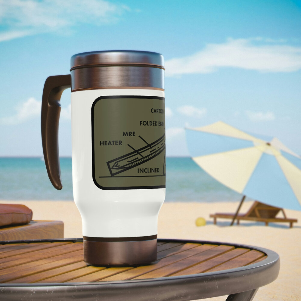 Mr. DP Tagline Travel mug with a handle - DPx Gear Inc.