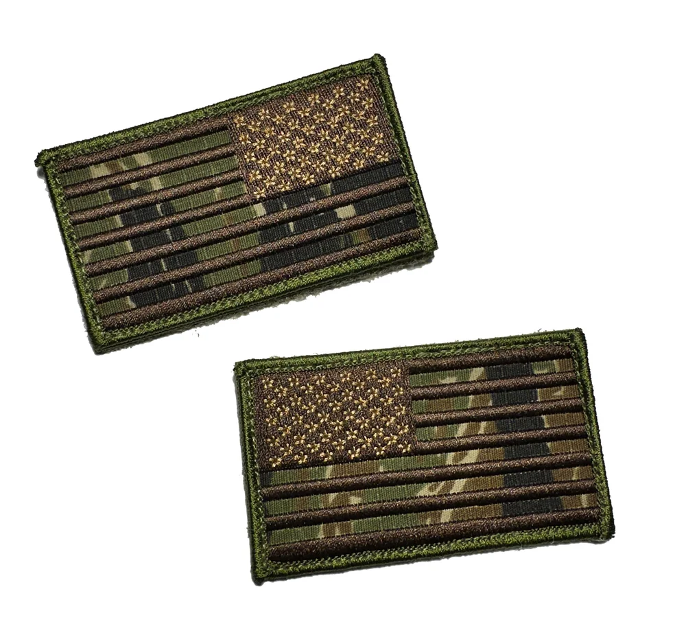 Camo American Flag Patch