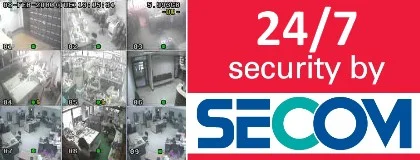- Constant monitoring of every department (16 channels CCTV system) - 24/7 security ensured by Seacom.