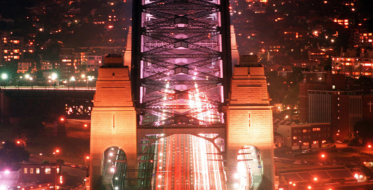   The Sydney Harbour Bridge  