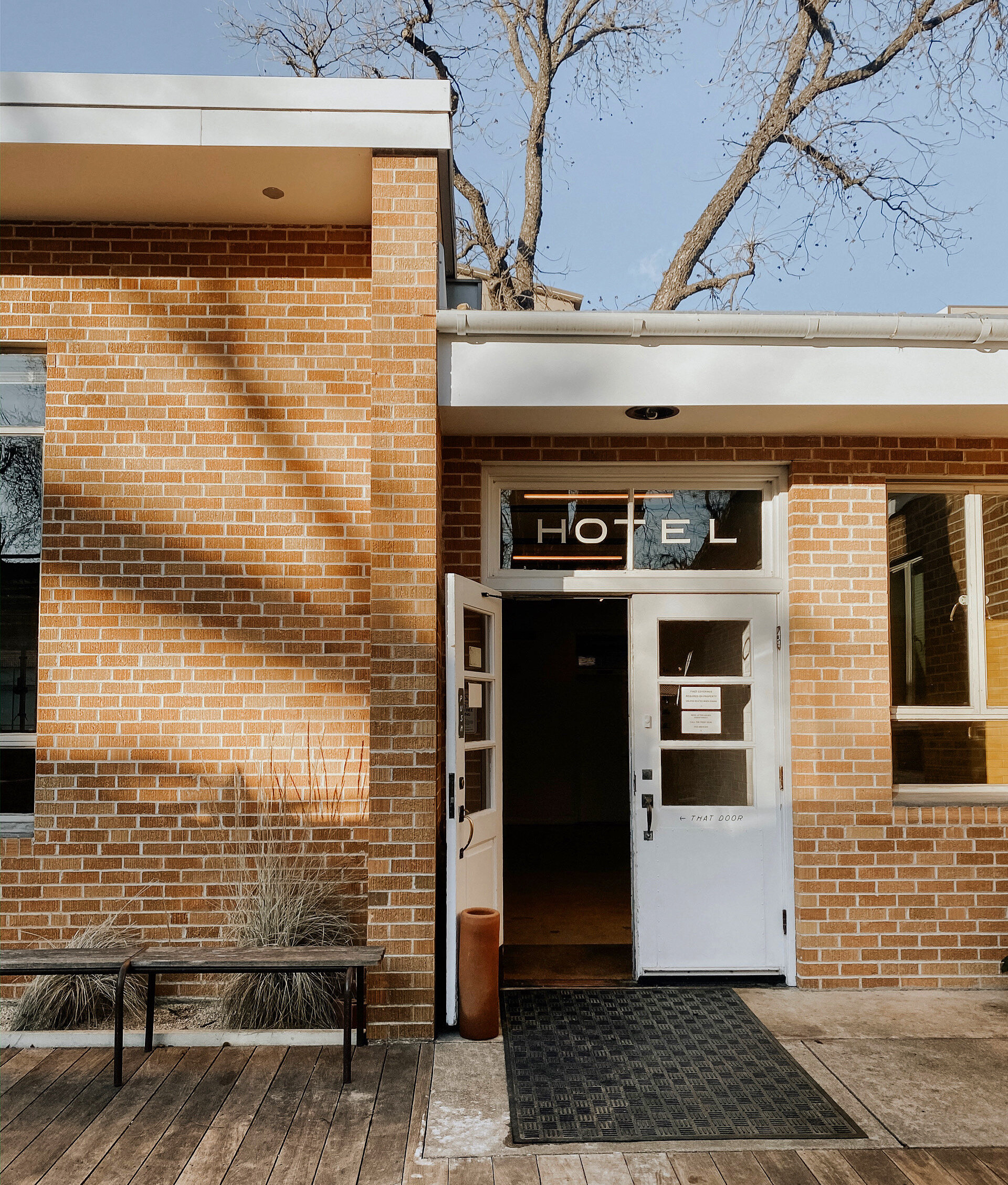 Checking in at The Carpenter Hotel