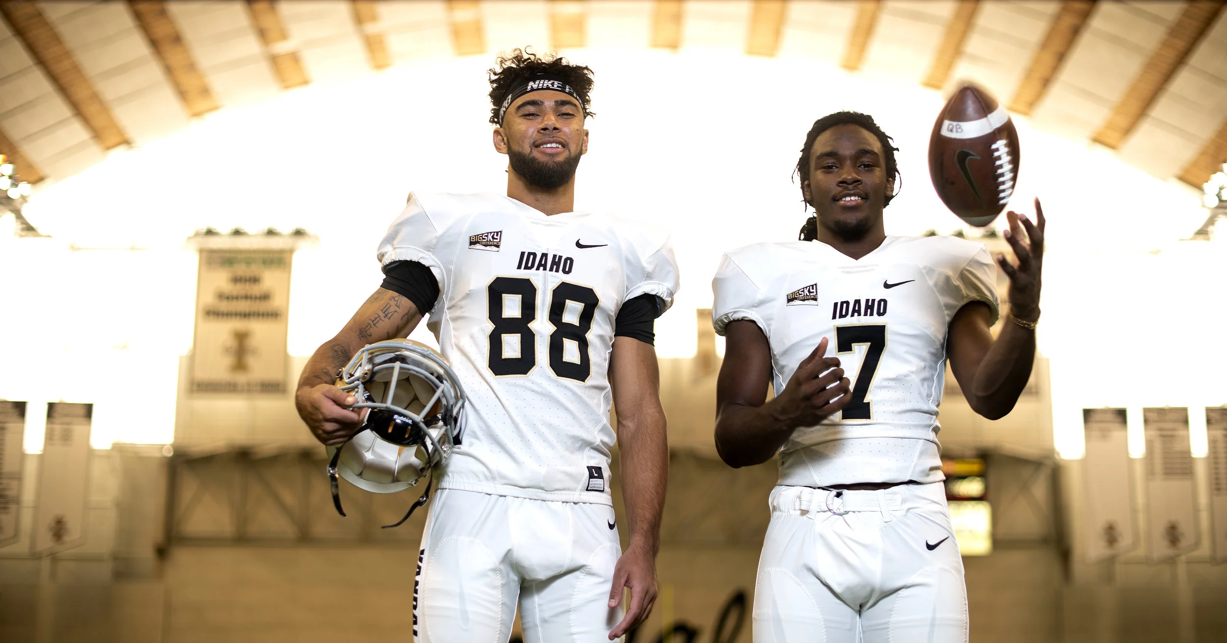 Jeff Cotton, Jr., (L) and Cutrell Haywood