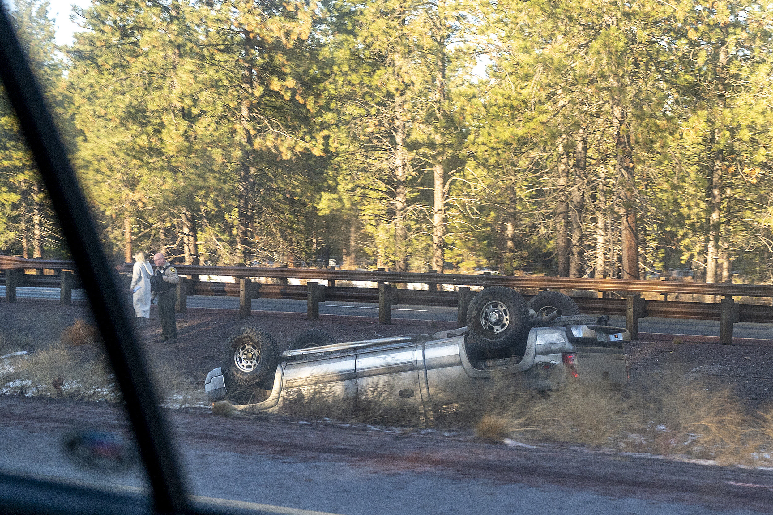  It’s a natural reaction for me to take a picture of a car wreck, this was just south of Bend, Ore. on Sunday, Dec. 8. 