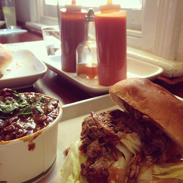 Get in me. #pulledlamb #redbeansandrice