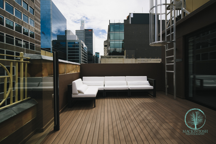 Photograph of a Sydney Office Deck.