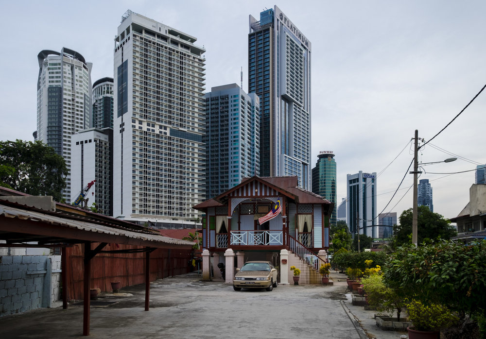 Traditional village house of Kampung Baru, Kuala Lumpur.