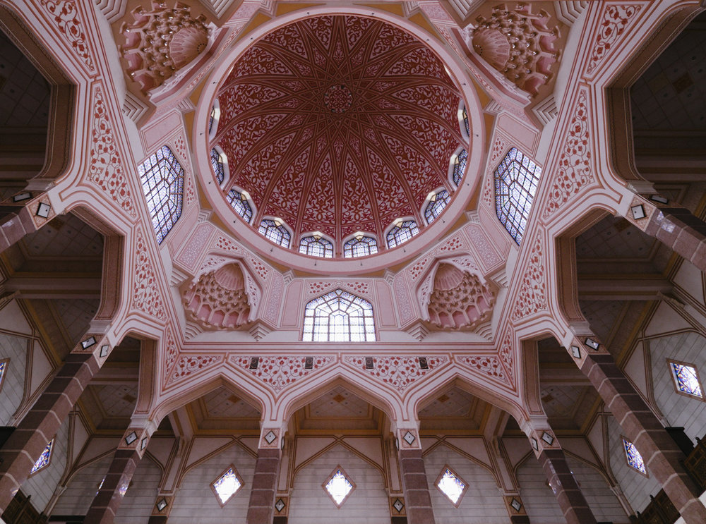 Stunning Islamic architecture. Putrajaya, Malaysia.