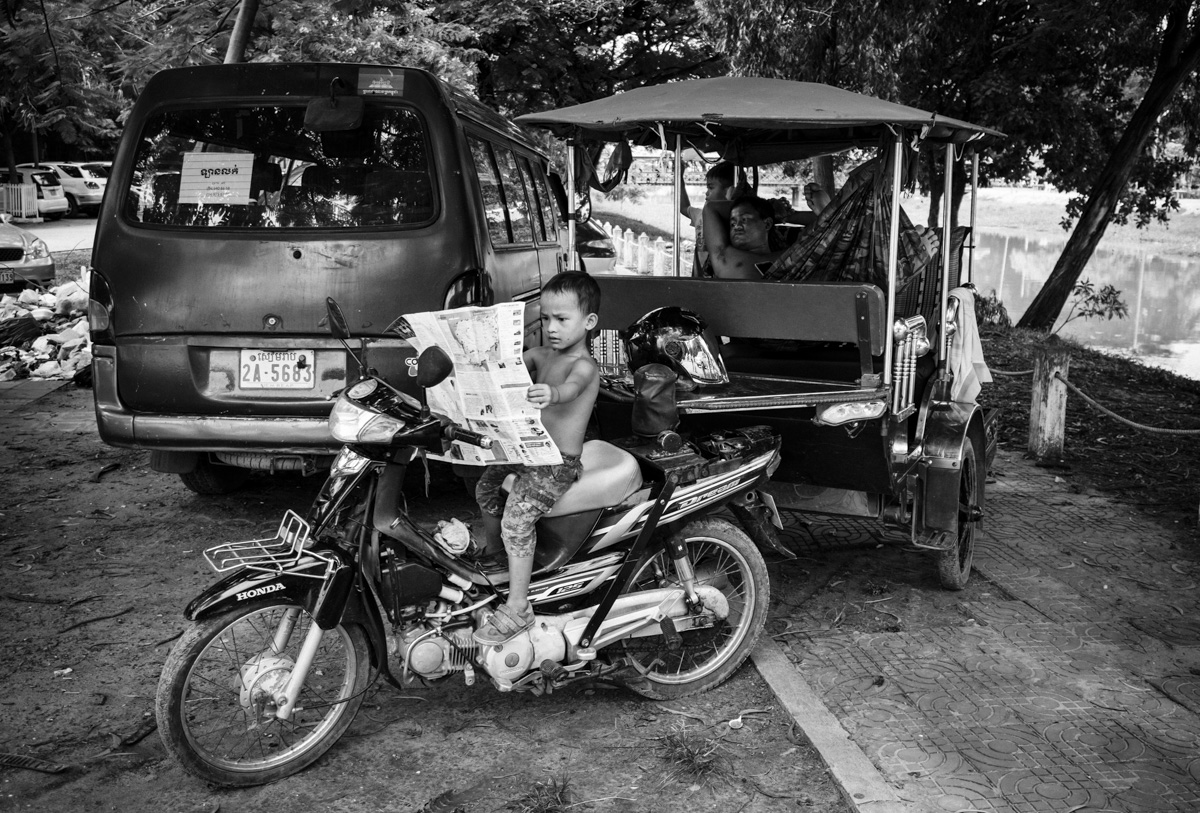 Never too early to read! Siem Reap, Cambodia.