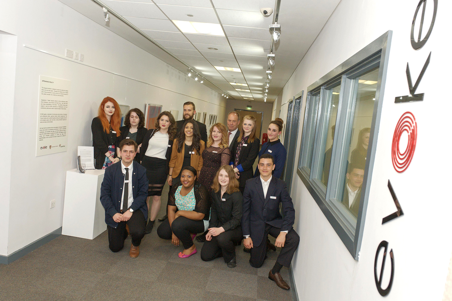 The Curation Team with Headteacher, Mr Capel, and Project Co-ordinator, Mr Weston.