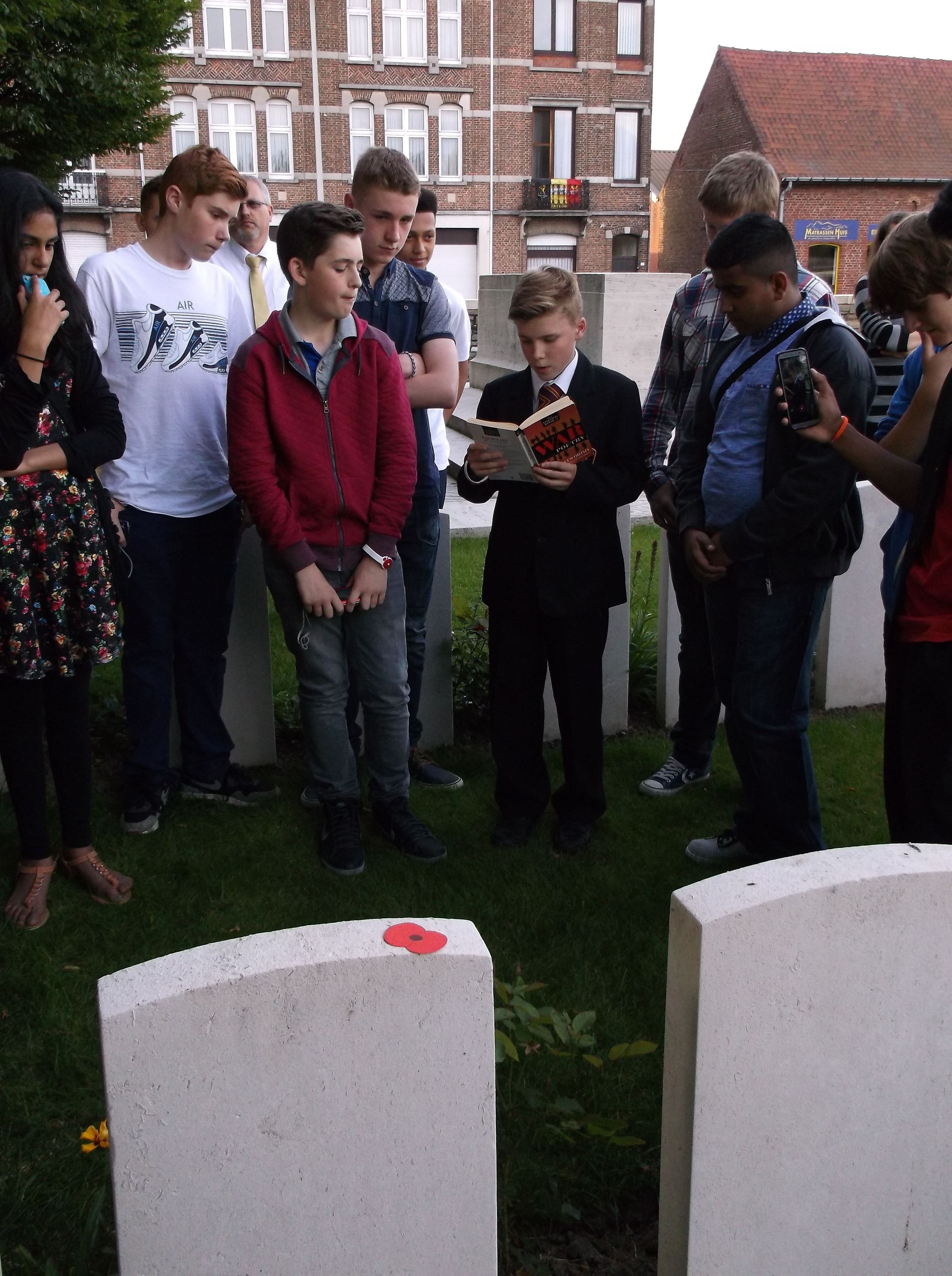 Niall reads Rupert Brooke's poem, 'The Soldier'