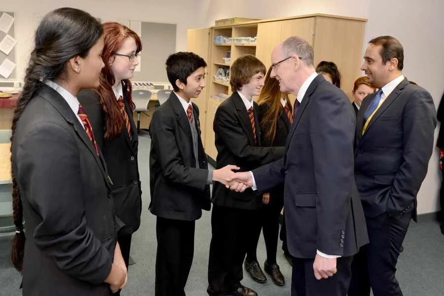 Nick Gibb MP, Minister of School Reform visits Highfields