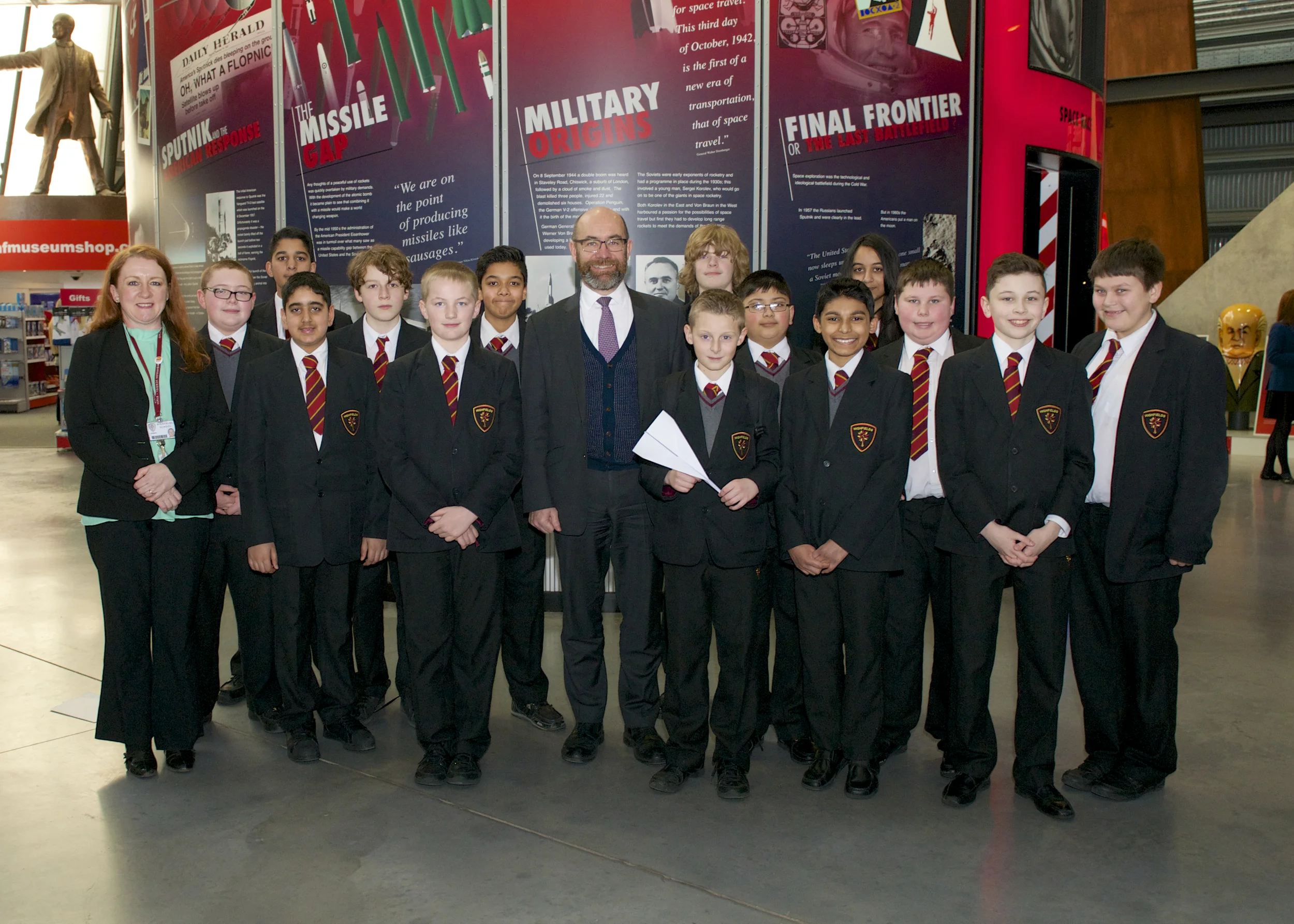 Year 8 Students Start the Space Race Challenge at RAF Cosford