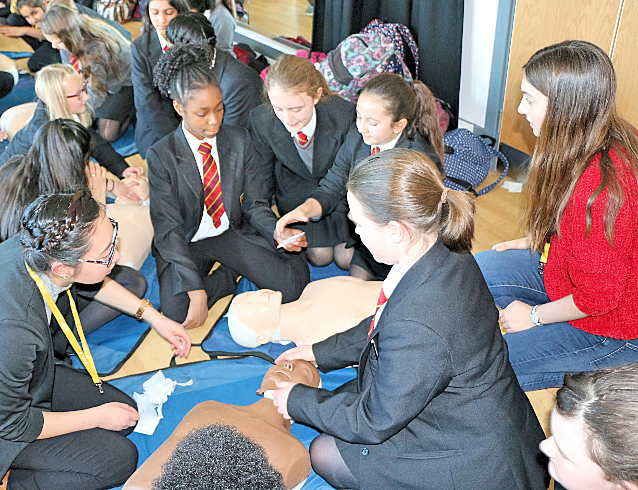 Students taught life-saving First Aid techniques